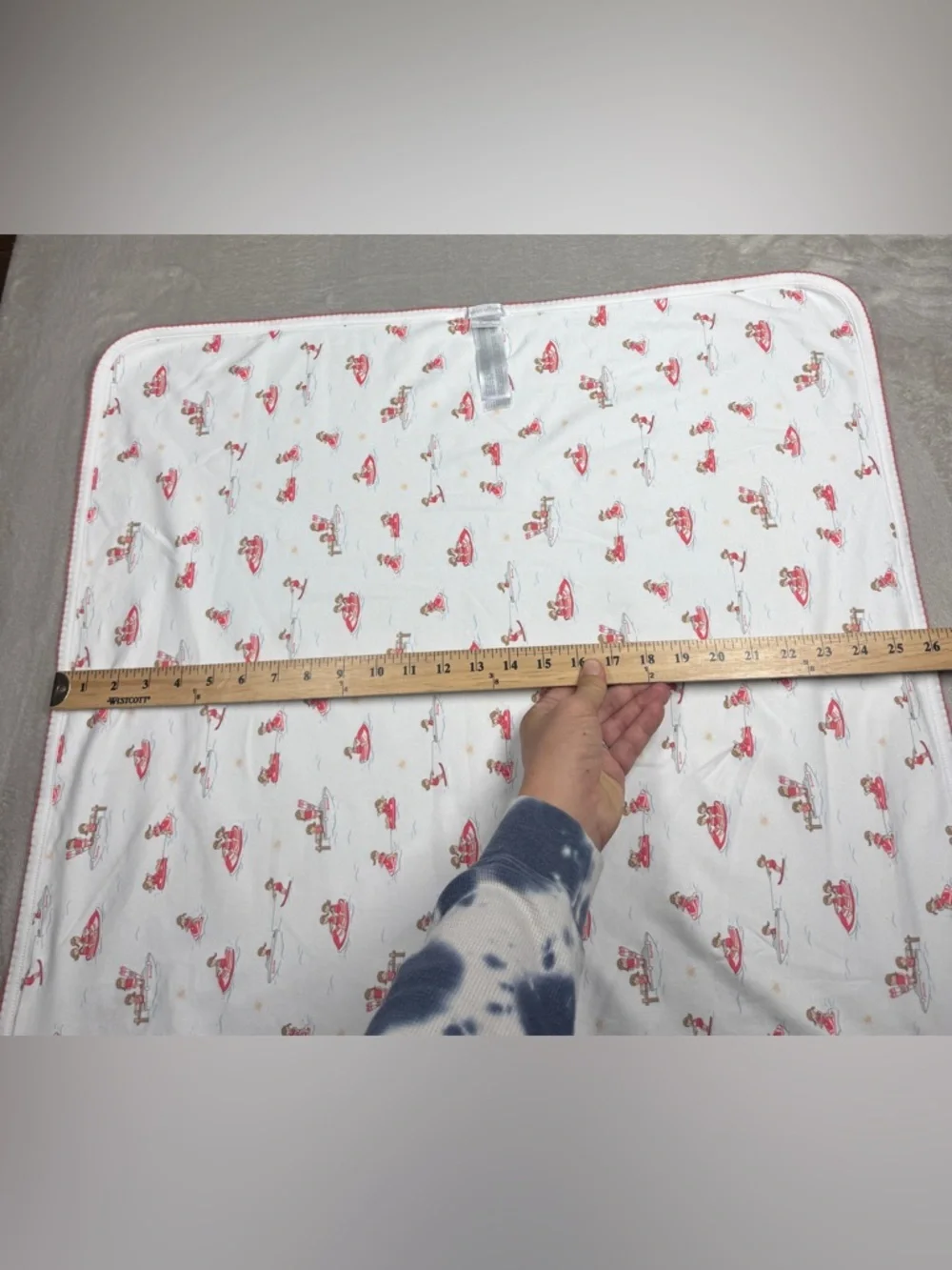 Babycottons 100% Pima Cotton White Lake Novelty Jet Ski Receiving Blanket